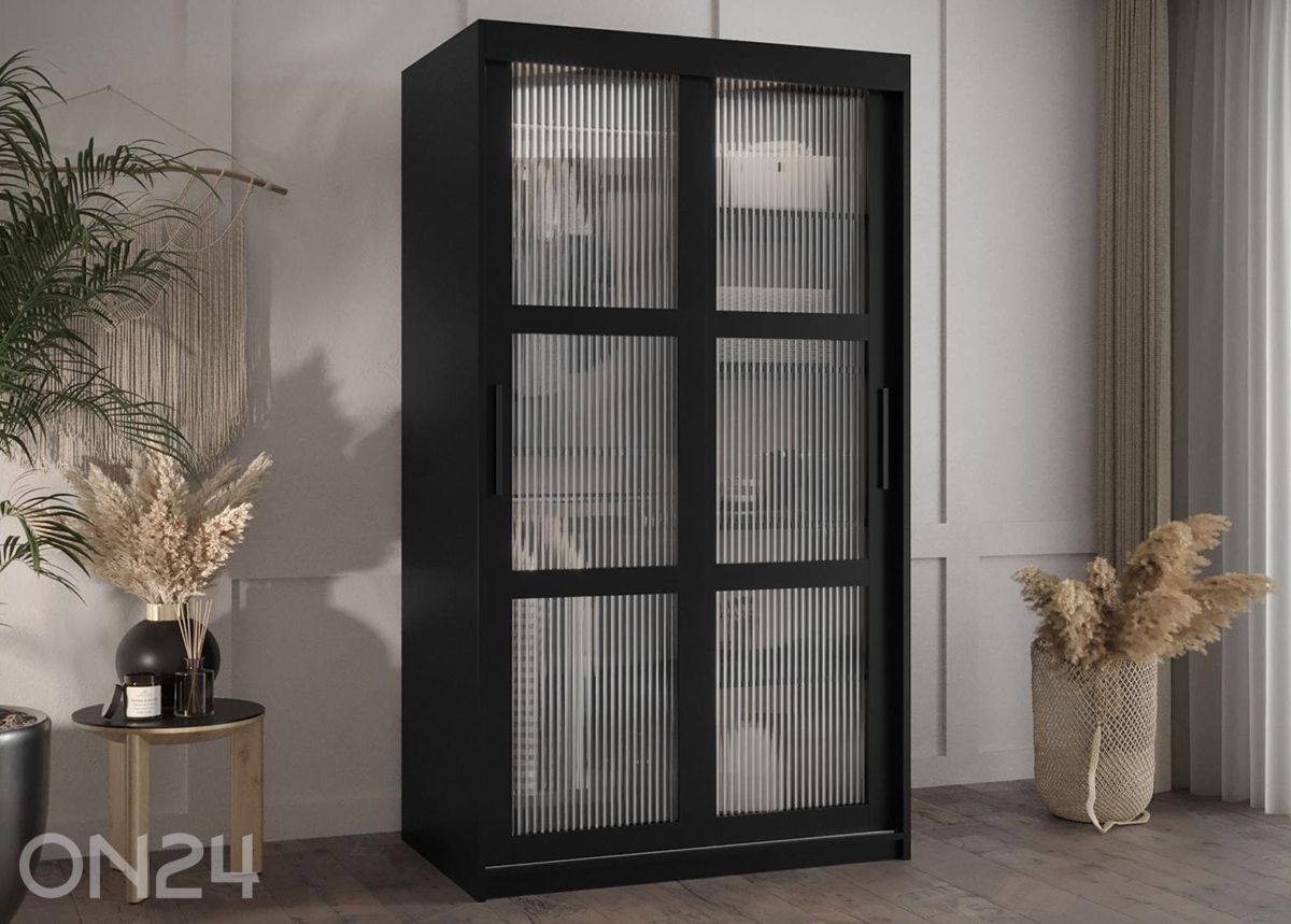 Liukuovikaappi Flutes 100 cm kuvasuurennos