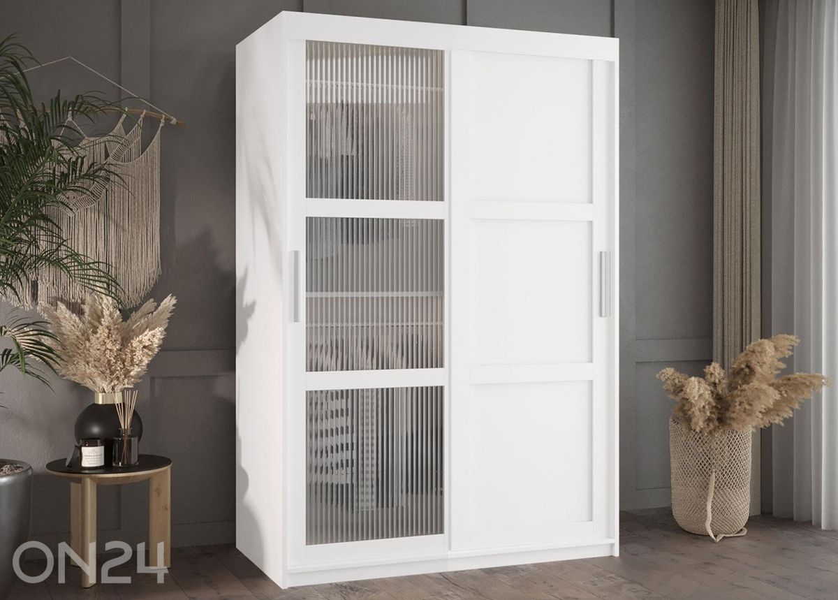 Liukuovikaappi Flutes 120 cm kuvasuurennos