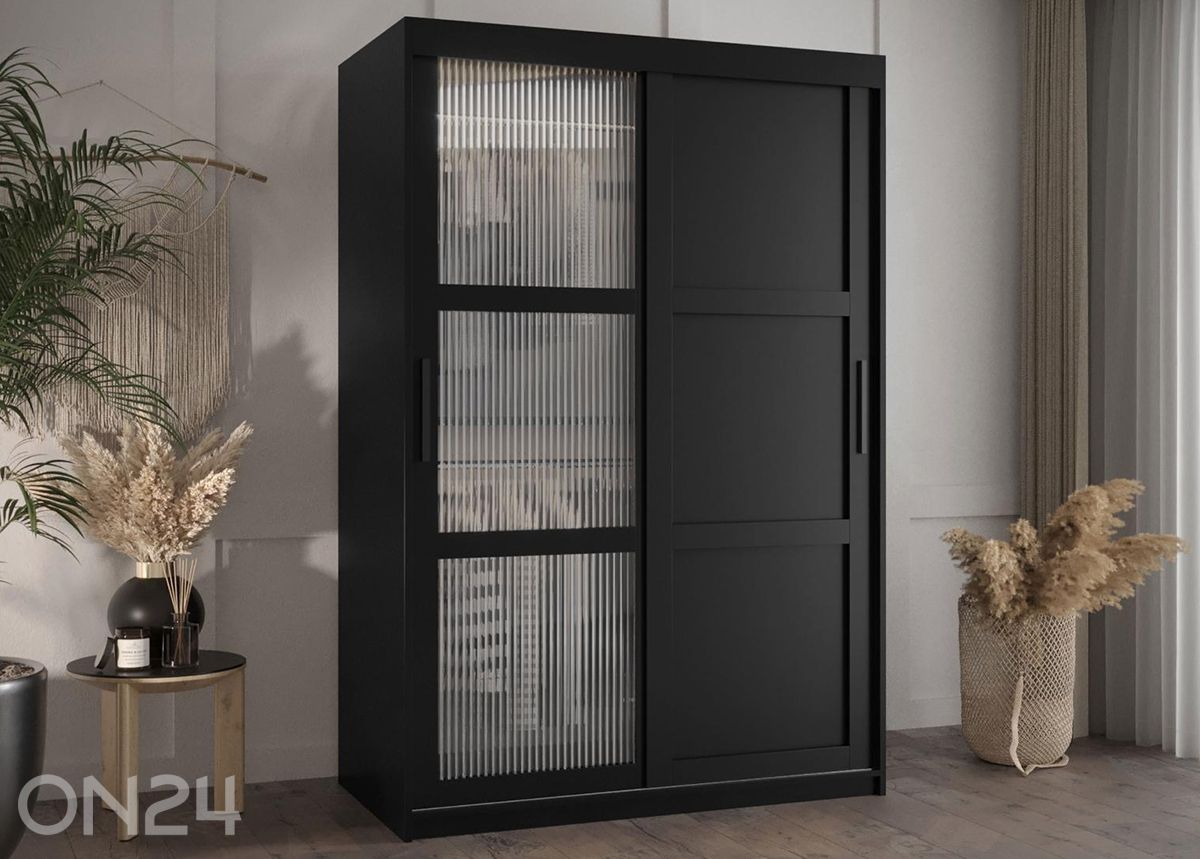 Liukuovikaappi Flutes 120 cm kuvasuurennos