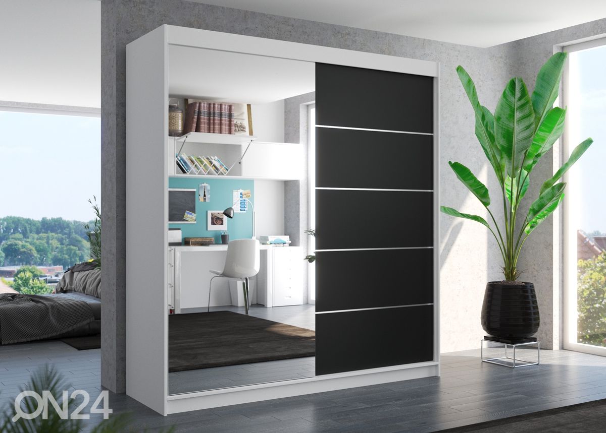 Liukuovikaappi Oliv 200 cm kuvasuurennos