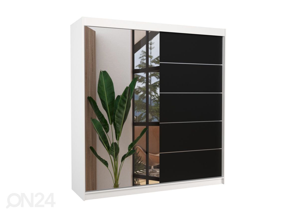 Liukuovikaappi Oliv 200 cm kuvasuurennos