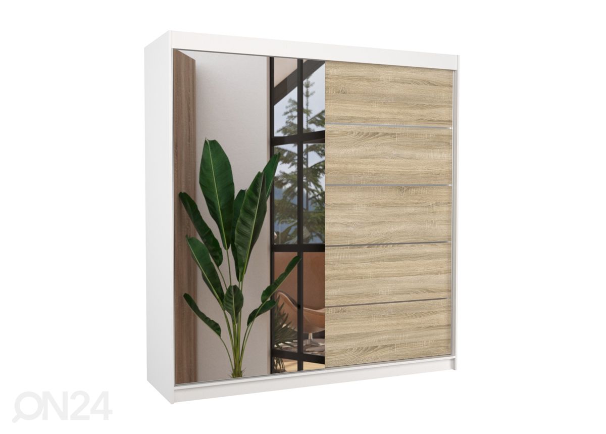 Liukuovikaappi Oliv 200 cm kuvasuurennos
