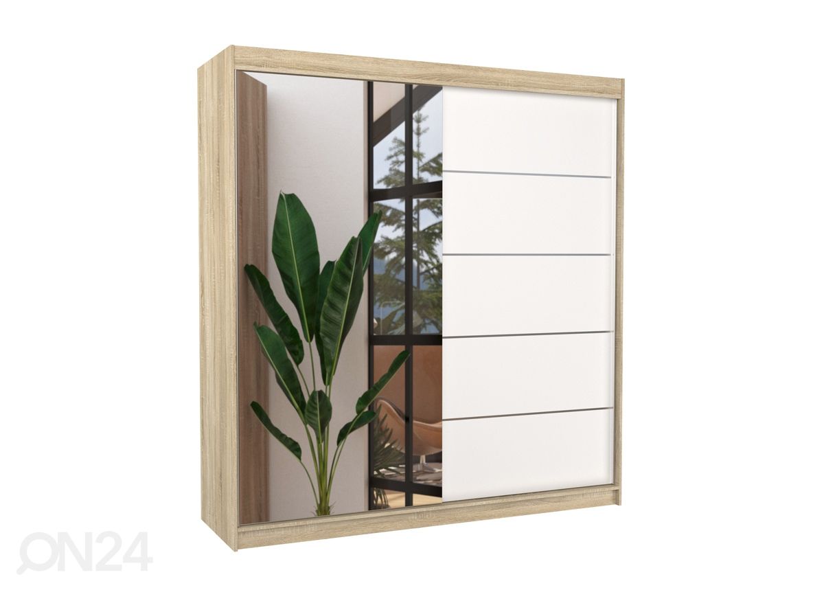 Liukuovikaappi Oliv 200 cm kuvasuurennos