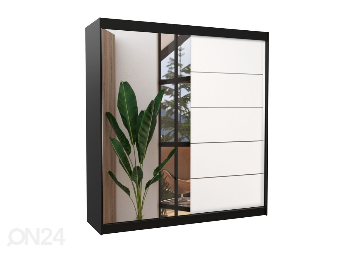 Liukuovikaappi Oliv 200 cm kuvasuurennos