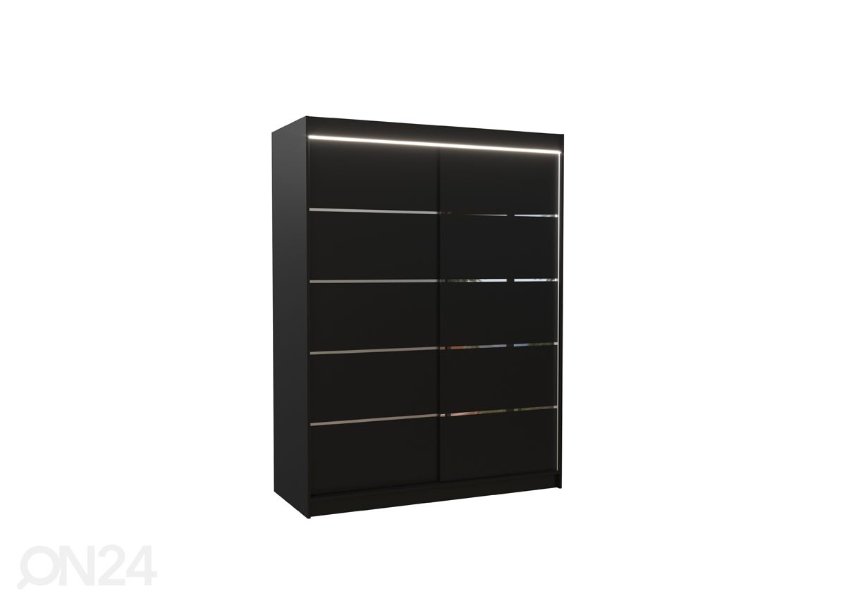 Liukuovikaappi Olivia 150 cm + LED kuvasuurennos