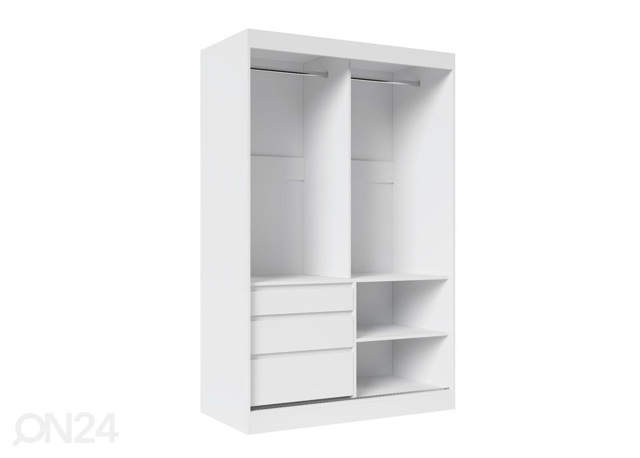 Liukuovikaappi peilillä Haines 140 cm kuvasuurennos