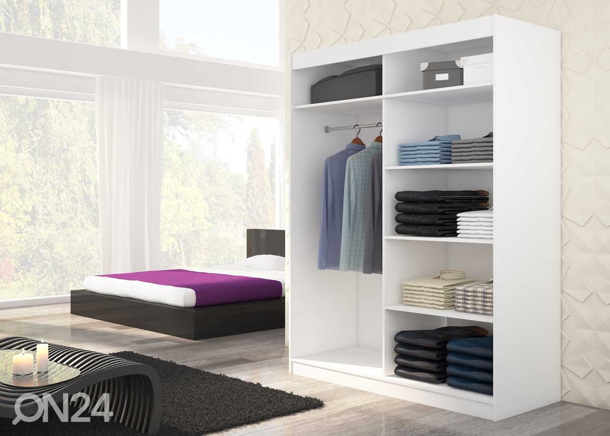 Liukuovikaappi Pella 150 cm kuvasuurennos