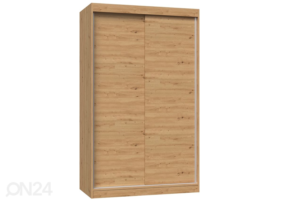 Liukuovinen vaatekaappi Isla 120 cm kuvasuurennos
