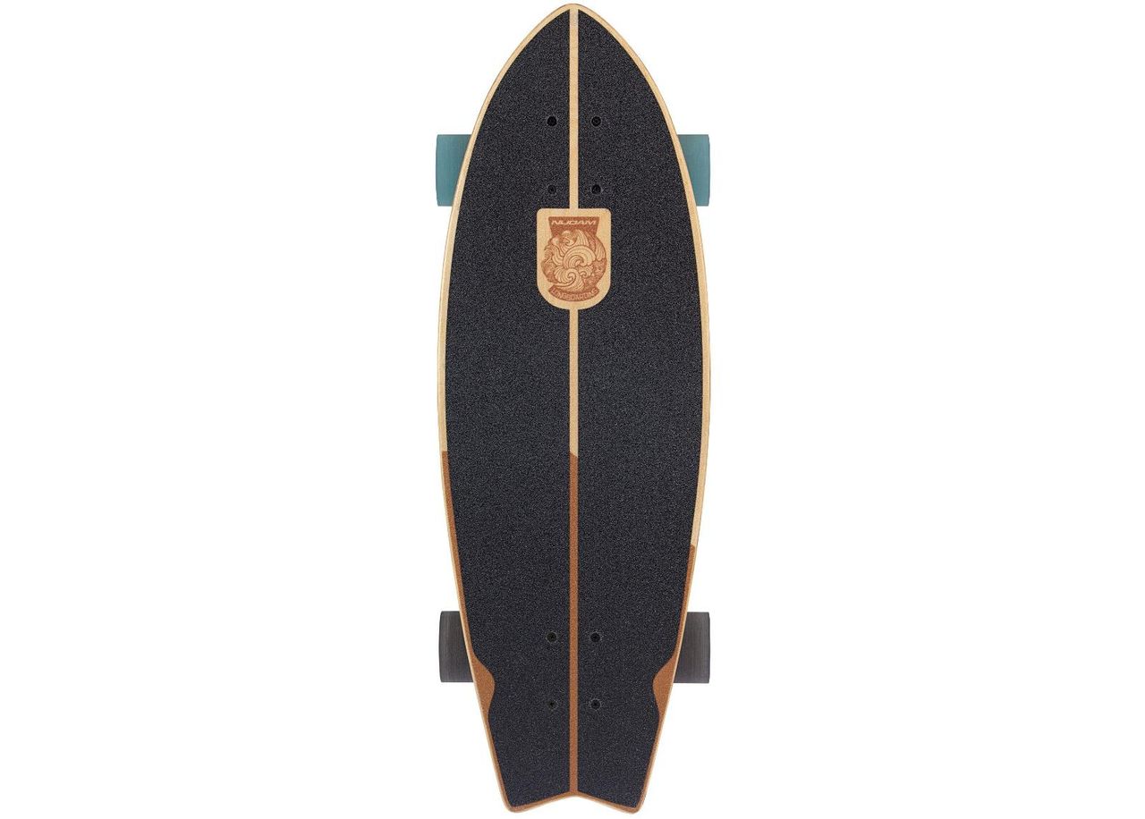 Longboard Fishtail Stag Skull Nijdam kuvasuurennos