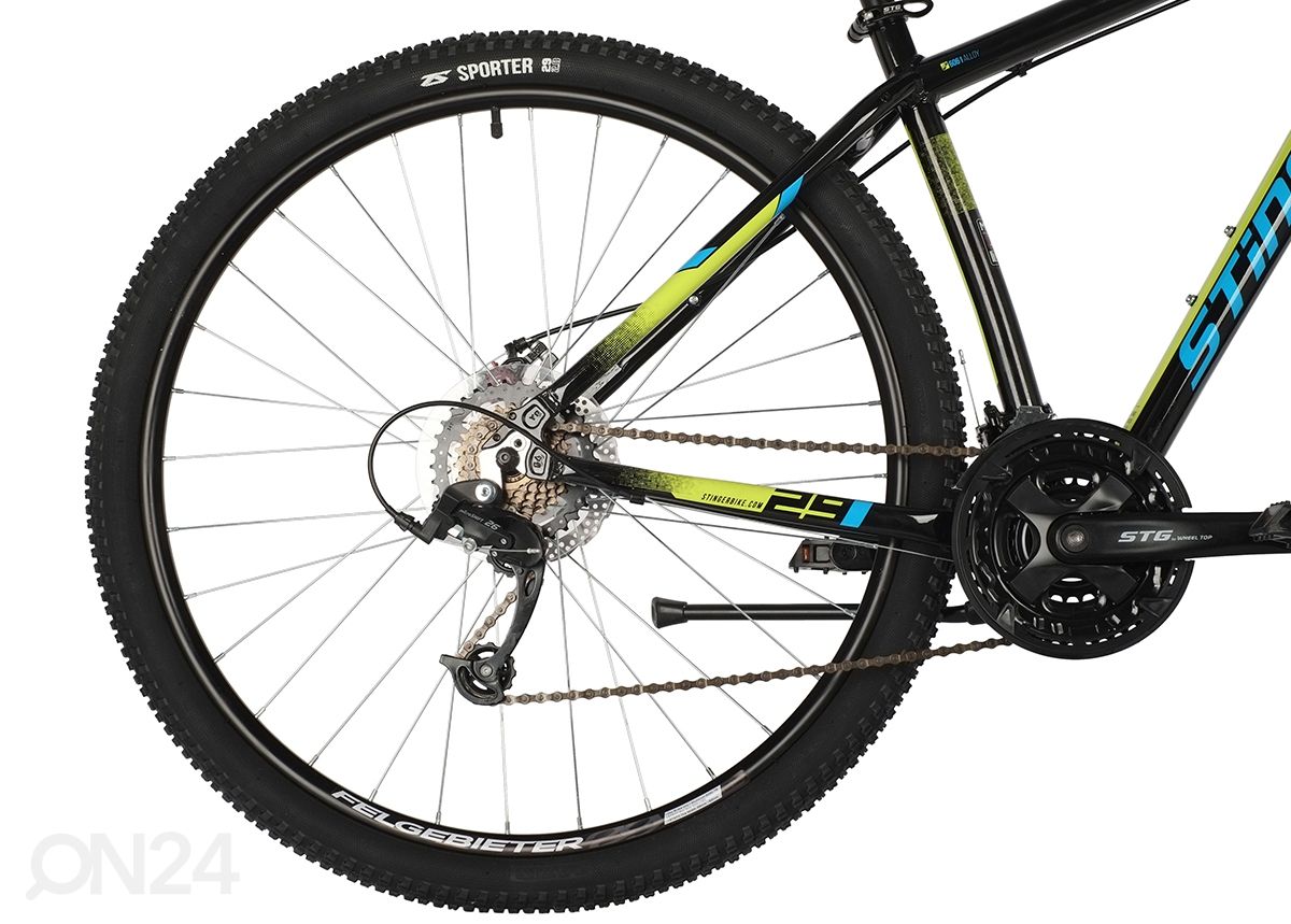 Maastopyörä Stinger Element Evo 29", musta kuvasuurennos