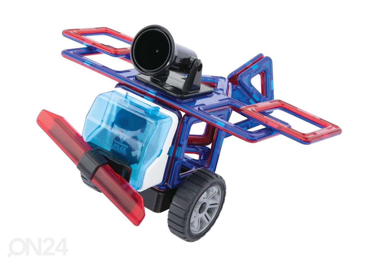 Magformers magneetti rakennussetti Poliisi- ja pelastus, 26 osaa kuvasuurennos