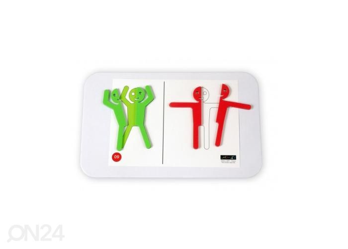 Magneettilelu Siluetit 4 lapselle kuvasuurennos
