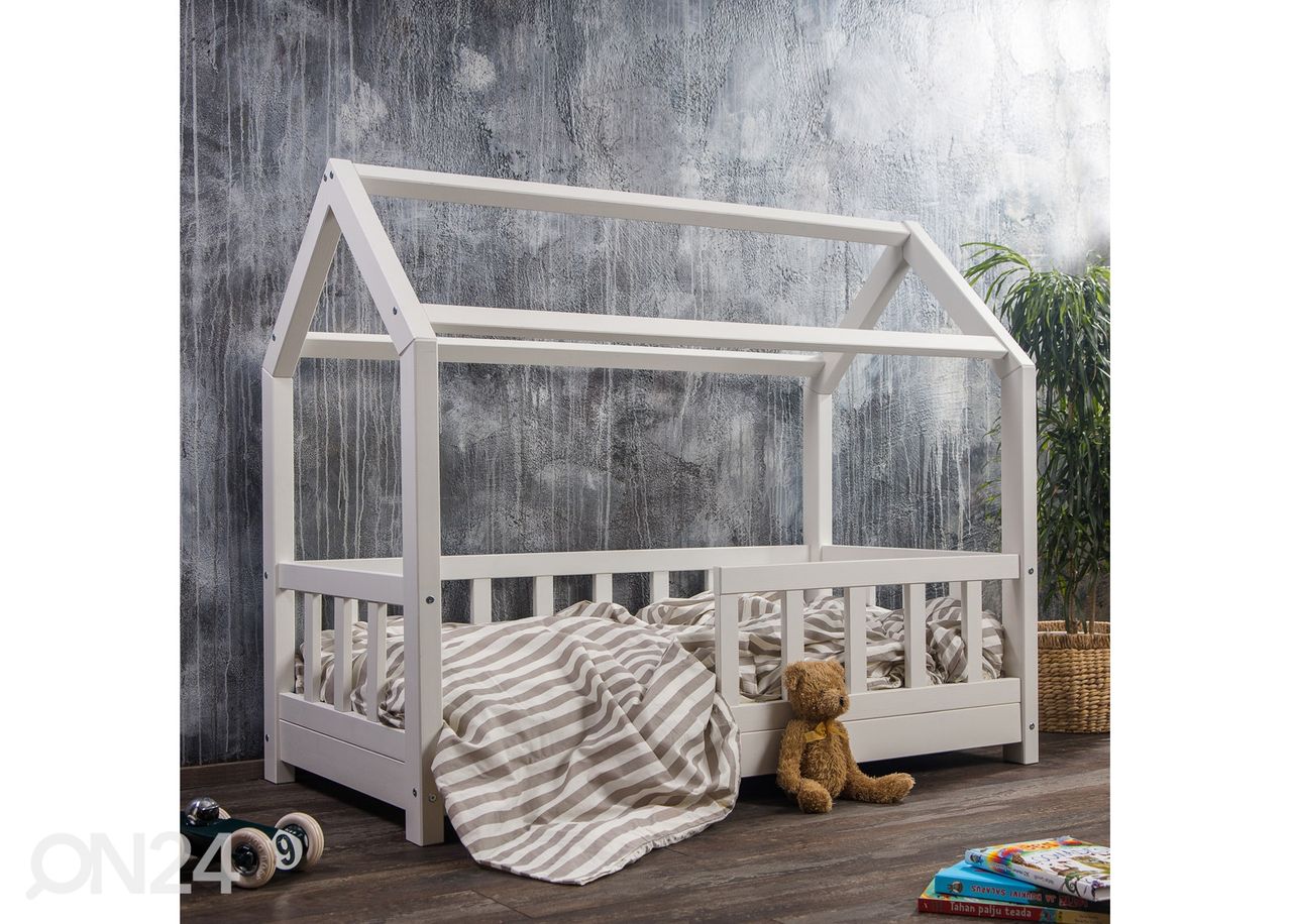 Massiivipuinen lastensänky 70x140 cm kuvasuurennos