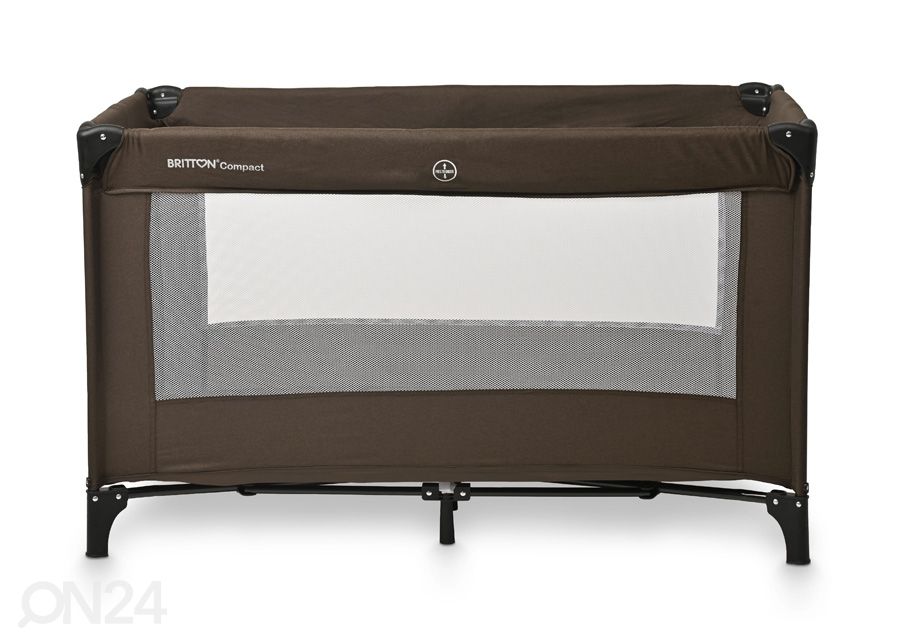 Matkasänky Britton Compact, tummanruskea kuvasuurennos
