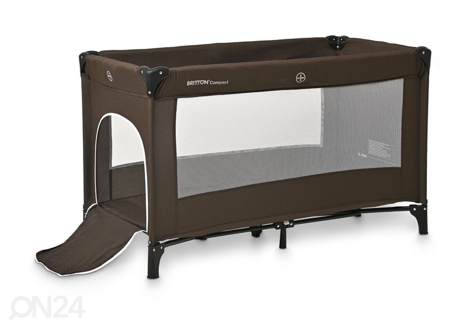 Matkasänky Britton Compact, tummanruskea kuvasuurennos