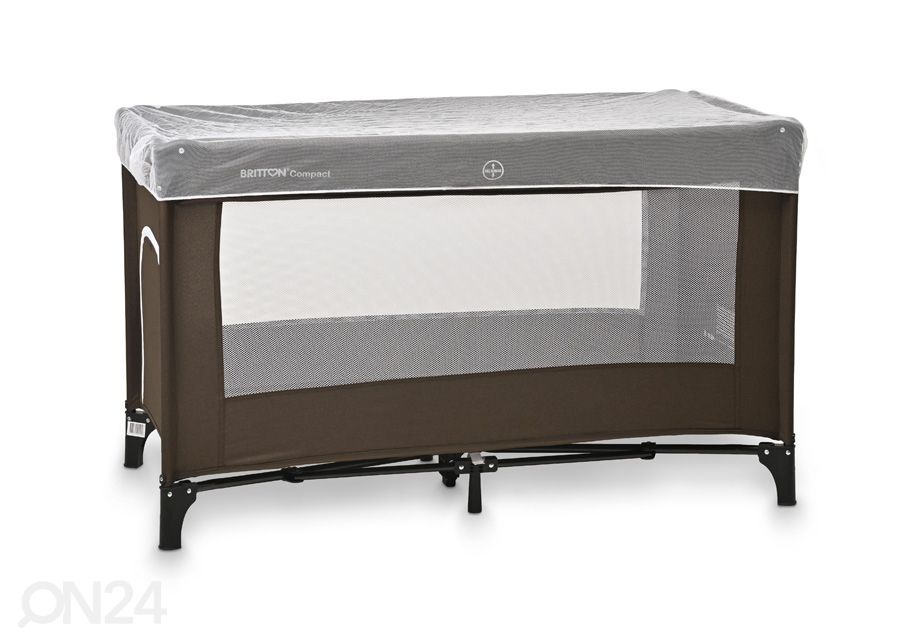Matkasänky Britton Compact, tummanruskea kuvasuurennos