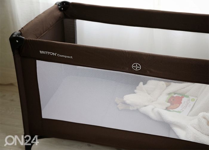 Matkasänky Britton Mysa, hiiren harmaa kuvasuurennos