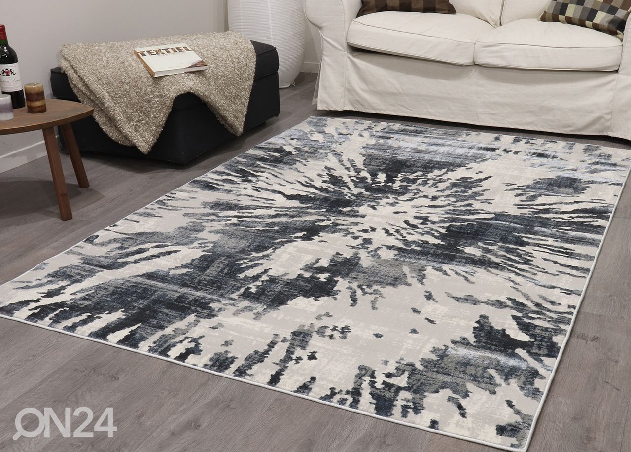 Matto 160x230 cm, tummanharmaa kuvasuurennos
