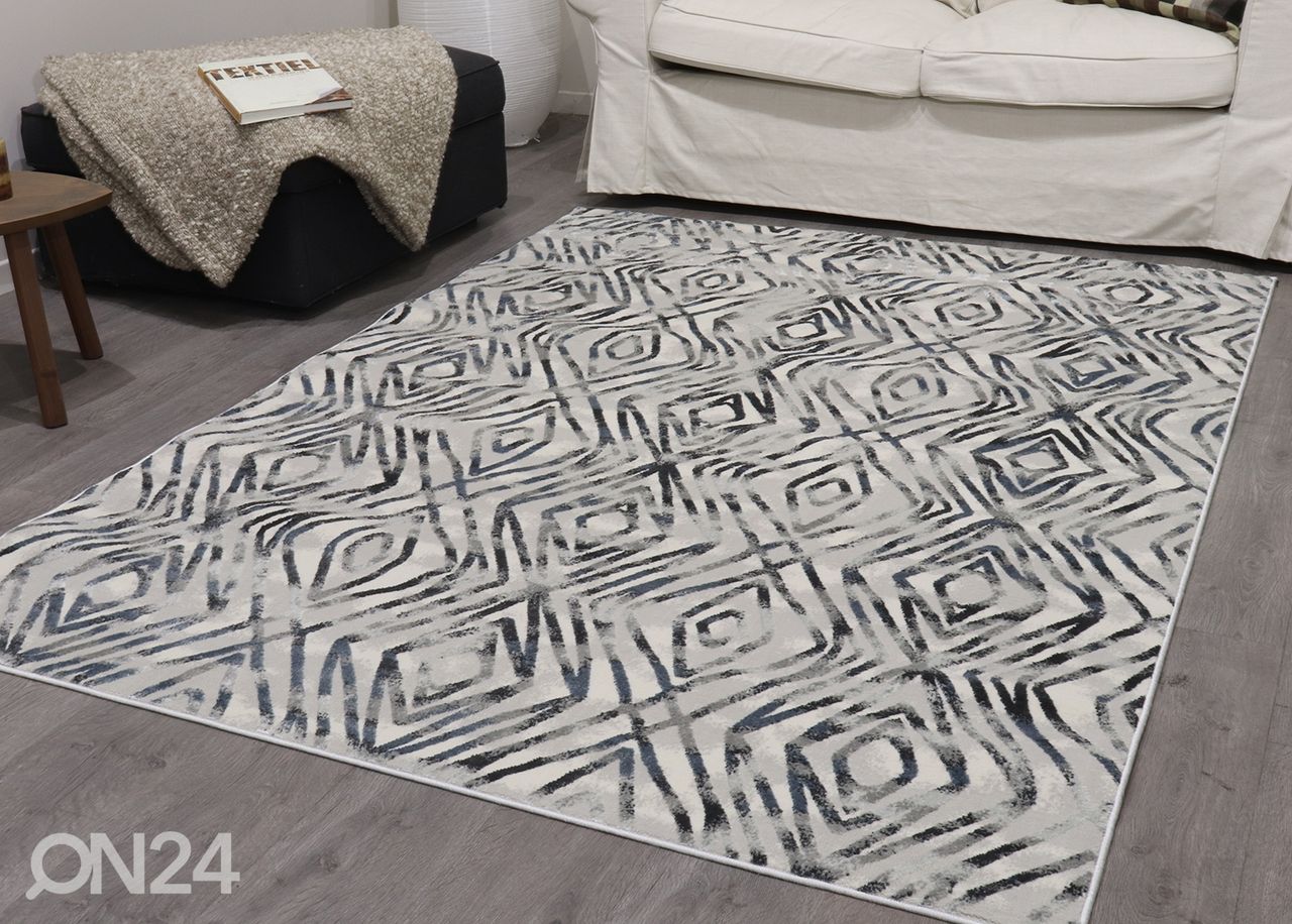 Matto 160x230 cm, vaaleanharmaa kuvasuurennos