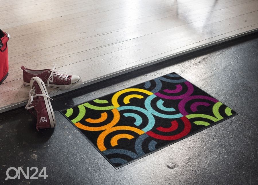 Matto Borrby bunt 50x75 cm kuvasuurennos