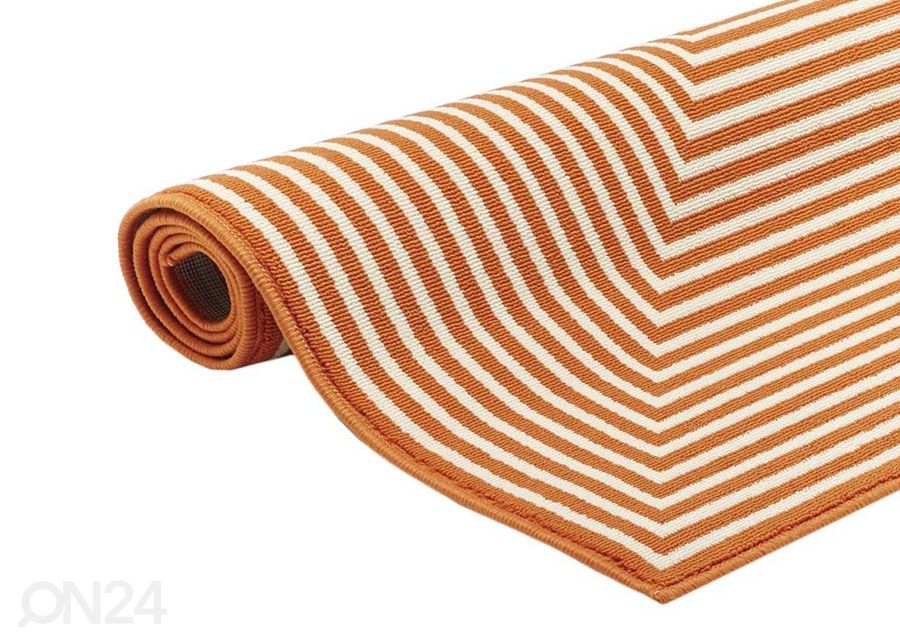 Matto Braid Orange 160x230 cm kuvasuurennos
