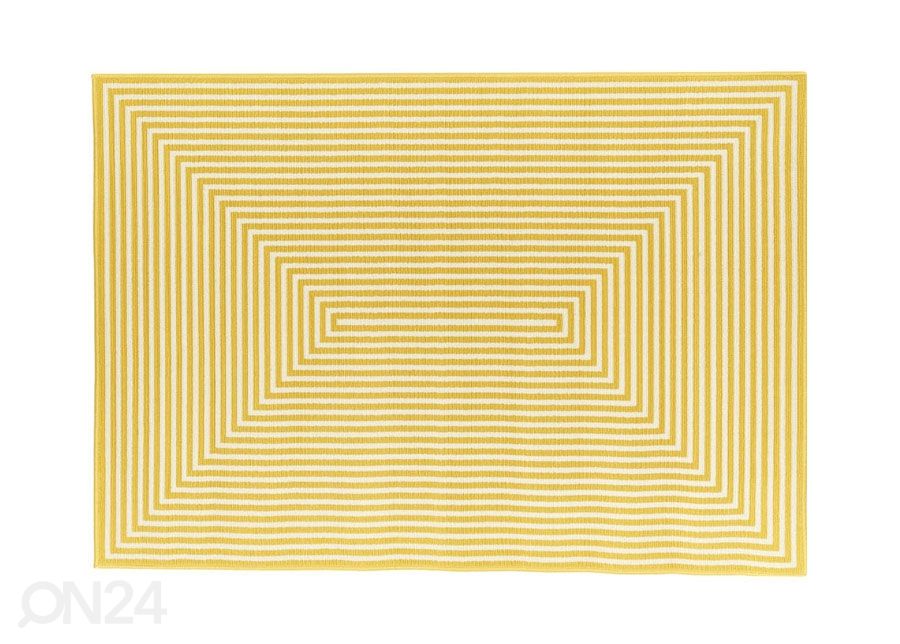 Matto Braid Yellow 160x230 cm kuvasuurennos
