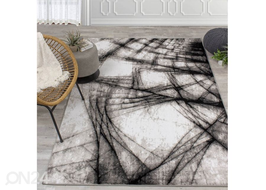 Matto Broadway Grey 120x170 cm kuvasuurennos