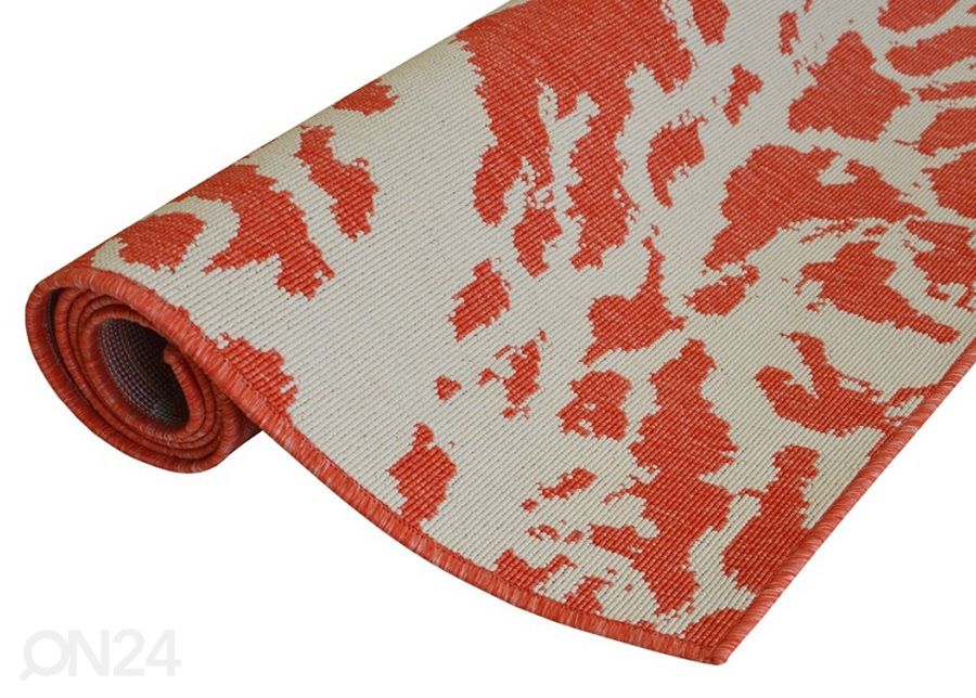 Matto Coral Red 133x190 cm kuvasuurennos