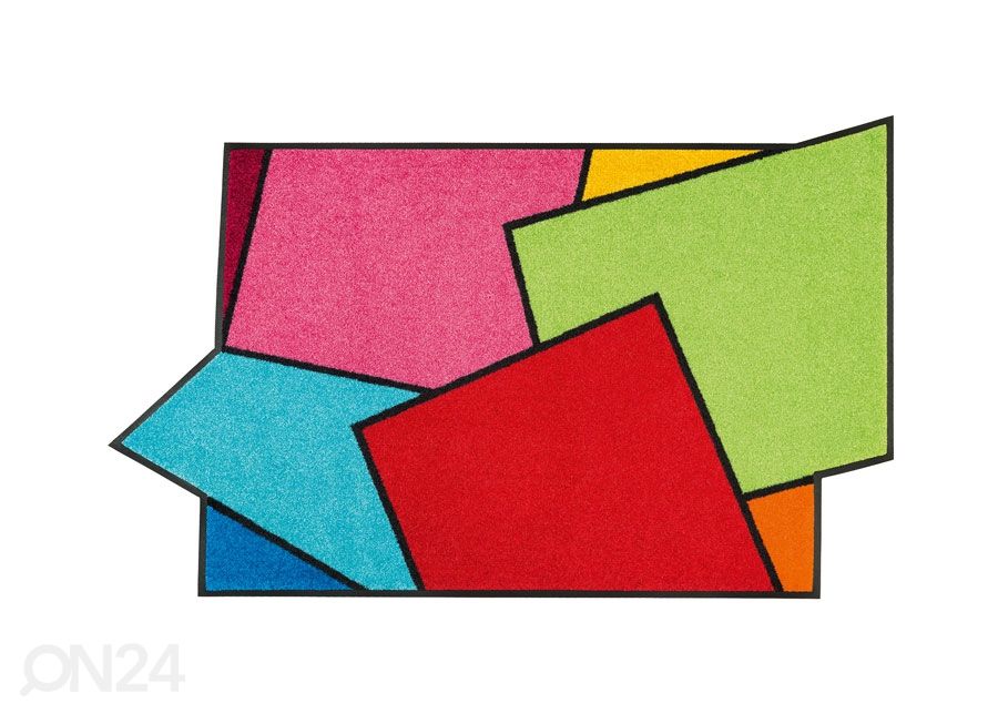 Matto Crazy Cubes 75x120 cm kuvasuurennos
