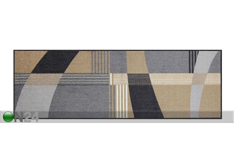 Matto Emilia grey 60x180 cm kuvasuurennos