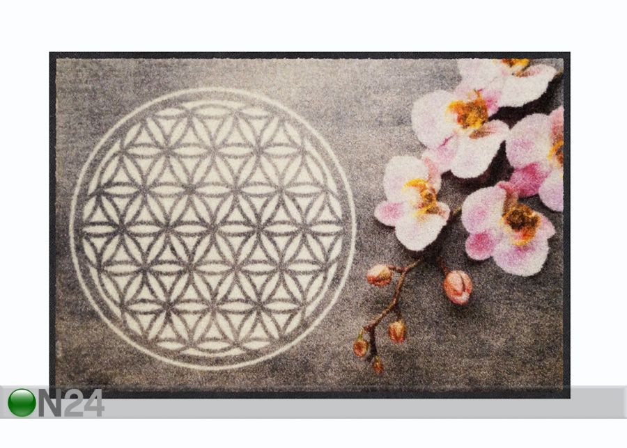 Matto Flower of Life 50x75 cm kuvasuurennos