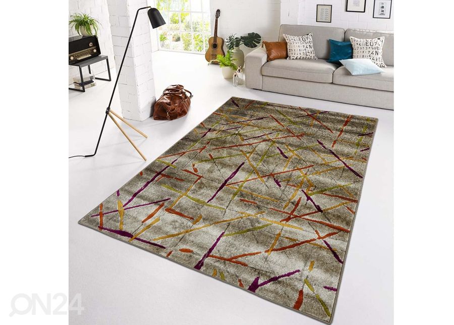 Matto Gipsy Boho Grey 80x150 cm kuvasuurennos