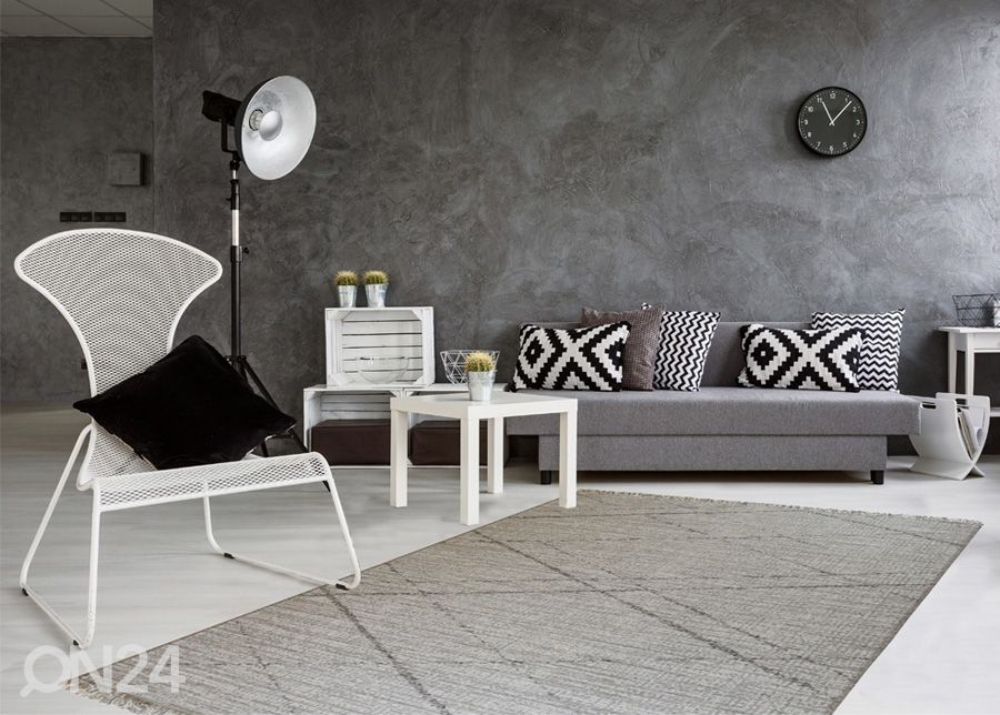 Matto Gipsy Grey 130x190 cm kuvasuurennos
