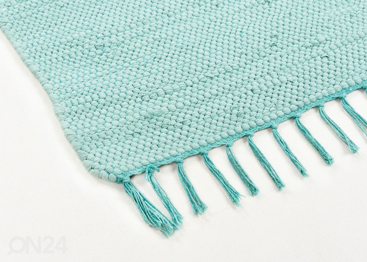 Matto Happy Cotton 60x120 cm, mintun vihreä kuvasuurennos