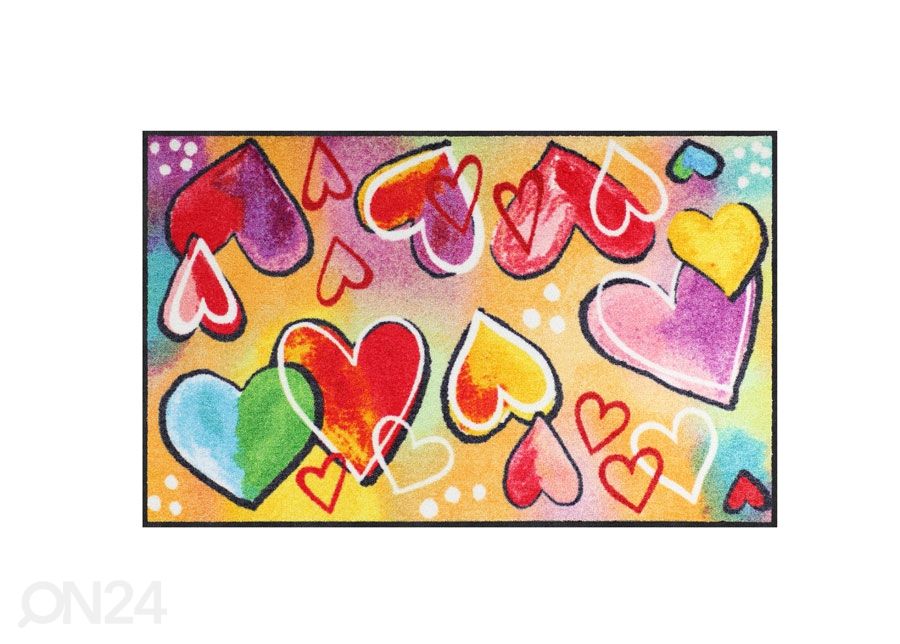Matto HEARTBEAT 75x120 cm kuvasuurennos