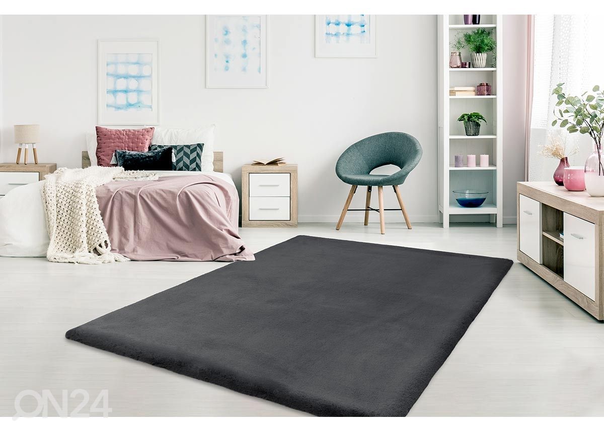 Matto Heaven Graphite 80x150 cm kuvasuurennos