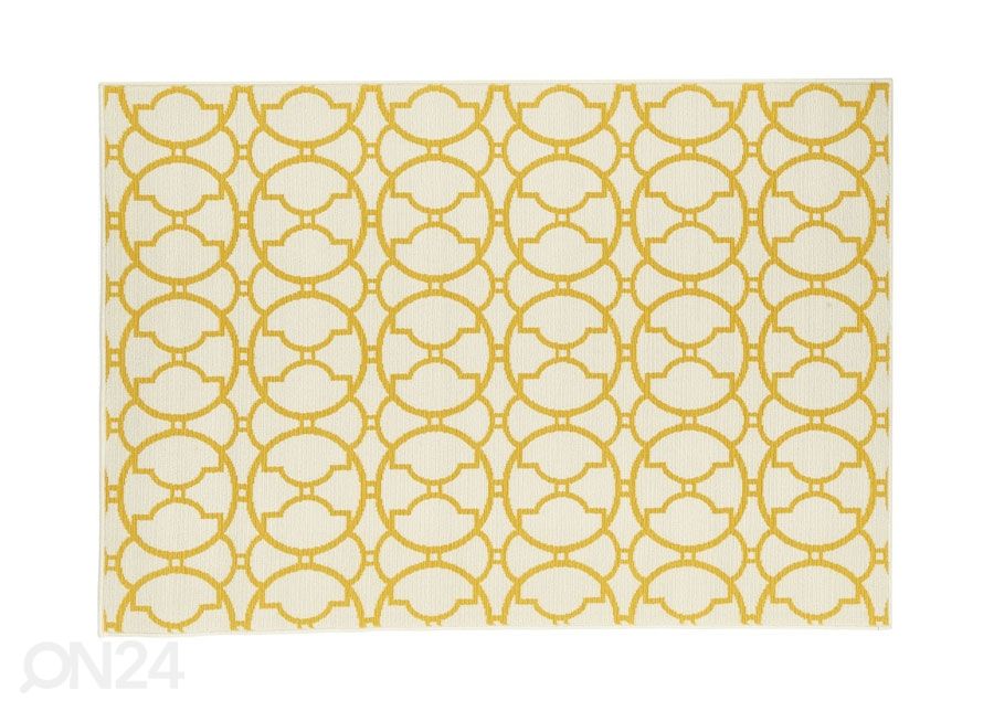 Matto Interlaced Ivory 133x190 cm kuvasuurennos