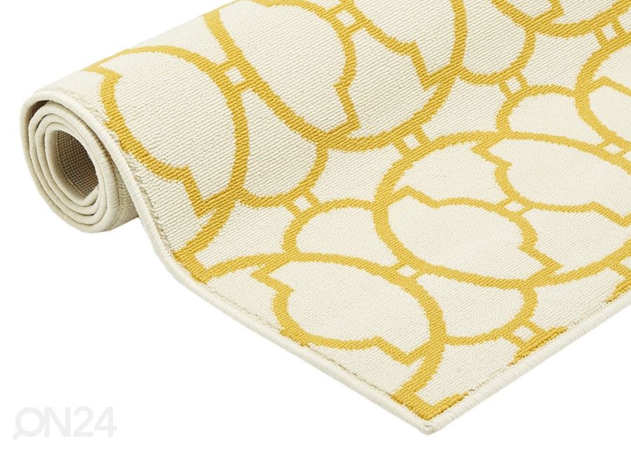 Matto Interlaced Ivory 133x190 cm kuvasuurennos