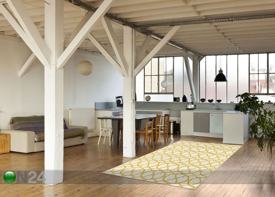 Matto Interlaced Ivory 160x230 cm kuvasuurennos