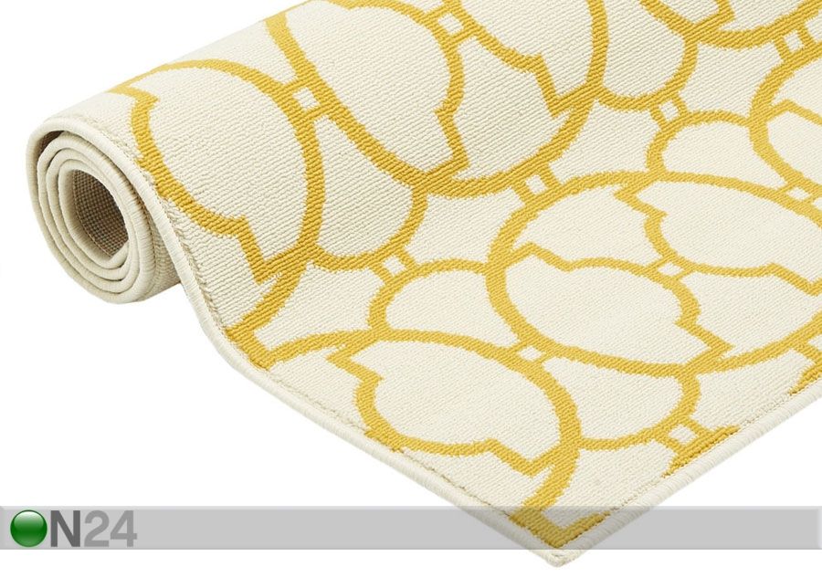 Matto Interlaced Ivory 160x230 cm kuvasuurennos