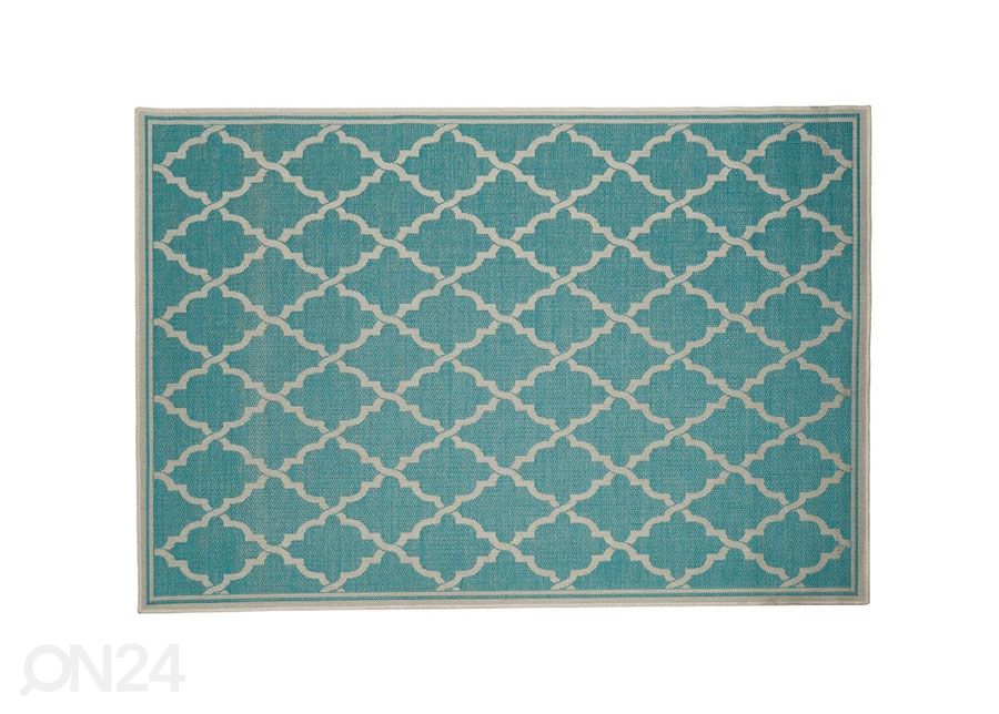 Matto Intreccio Turquoise 135x190 cm kuvasuurennos