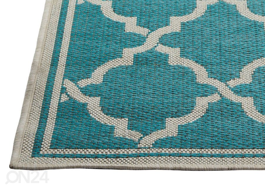 Matto Intreccio Turquoise 135x190 cm kuvasuurennos