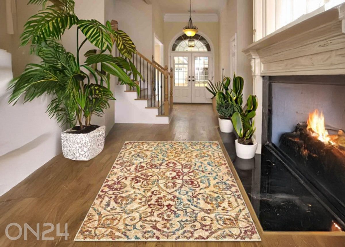 Matto Kazakh Beige-529 100x200 cm kuvasuurennos