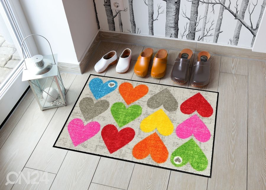 Matto LAURAS HERZEN 50x75 cm kuvasuurennos
