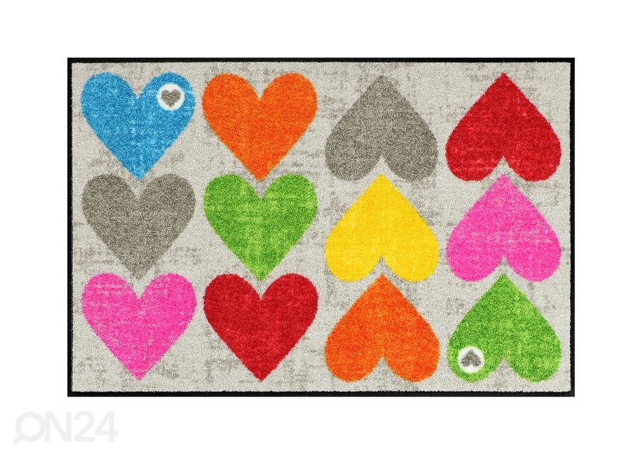 Matto LAURAS HERZEN 50x75 cm kuvasuurennos