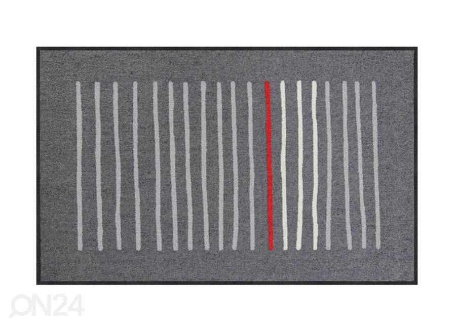 Matto Mikado graphite 75x120 cm kuvasuurennos