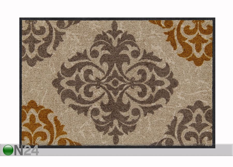 Matto Ornamentweg taupe gold 50x75 cm kuvasuurennos