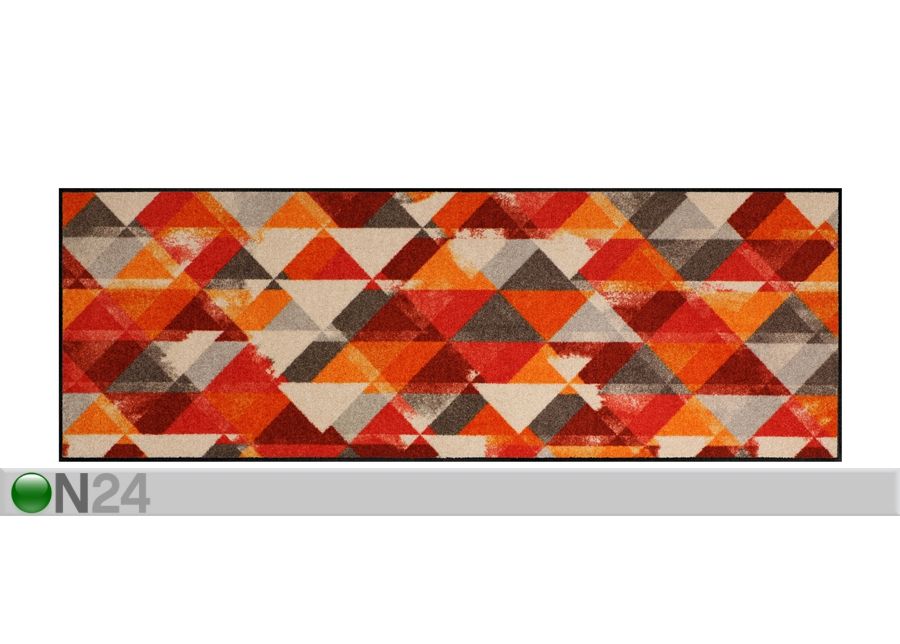 Matto PRISMA RED 60x180 cm kuvasuurennos