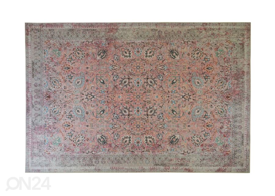 Matto Sarouk Pink 200x290 cm kuvasuurennos
