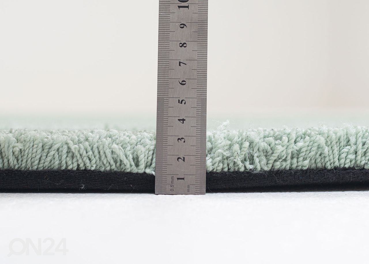 Matto Tom Tailor Cozy Ø140 cm minttu kuvasuurennos